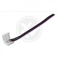 Złączka do taśmy LED 10mm zatrzaskowa RGB z kablem 3419 VIP Electro