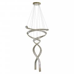 Żyrandol LED 280W SPARK SPIRAL XXL złota AZ6898 Azzardo