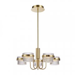 Żyrandol LED 40W TIARA PND-77362-5-40W-GD Italux