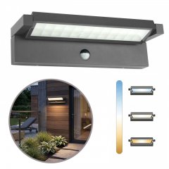 Lampa natynkowa ścienna LED 27W z czujnikiem ruchu Ren RN-KPIR Suma