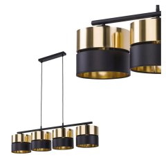 Lampa wisząca HILTON BLACK / GOLD 4342 TK Lighting