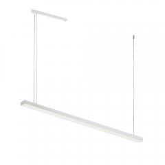 Biała liniowa lampa wisząca listwa LED 30W 3000K 150 cm HIATE 1853 Antigo