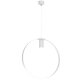 Biała okrągła lampa wisząca ring ORTIGA 3 5151 Antigo