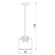 Dziecięca lampa wisząca SWEET 9435 Luminex