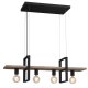 Lampa wisząca 4-punktowa z półką nad stół SHELF 424 Luminex