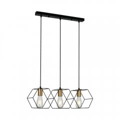 Lampa wisząca Aina PND-74889-3-BK Italux