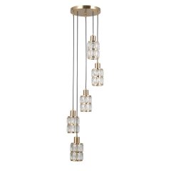 Lampa wisząca ALMA PND-40668-5-HBR Italux