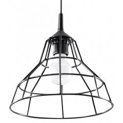 Lampa wisząca ANATA Czarna SL.0146 Sollux