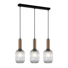 Lampa wisząca Antiola PND-5588-3M-BRO + CL Italux