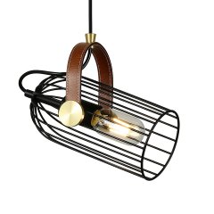 Lampa wisząca Antoin PND-2445-1-BK Italux