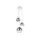 Lampa wisząca BALL chrom AZ4750 Azzardo