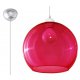 Lampa wisząca BALL Czerwona SL.0253 Sollux
