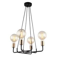 Lampa wisząca Betty MDM-3901 / 4 BK + BRO Italux