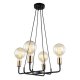 Lampa wisząca Betty MDM-3901/4 BK+BRO Italux