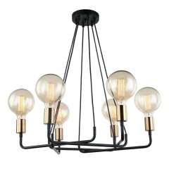 Lampa wisząca Betty MDM-3901 / 6 BK + BRO Italux
