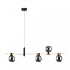 Lampa wisząca BLETTER PND-5225-4-BK-SG Italux