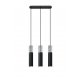 Lampa wisząca BORGIO 3 czarny SL.0652 Sollux