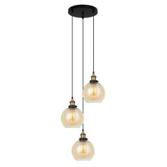 Lampa wisząca Cardena MDM-4330 / 3 GD + AMB Italux