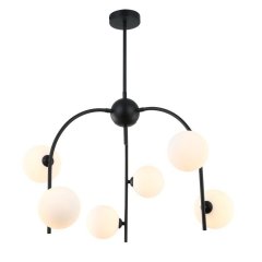 Lampa wisząca Celine MDM-3800 / 6 BK + W Italux