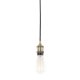 Lampa wisząca Classo DS-M-034 ANTIQUE BRASS Italux