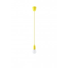 Lampa wisząca DIEGO 1 żółta SL.0578 Sollux