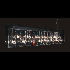 Lampa wisząca Domino MD6605-15SILV Italux