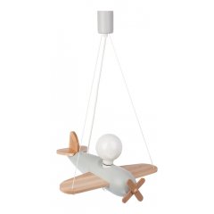 Lampa wisząca dziecięca samolot CLIPPER 1042340 Hellux