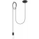 Lampa wisząca EDISON 1 LONG Czarny SL.0369 Sollux