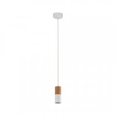 Lampa wisząca ELIT WHITE / WOOD 6305 TK Lighting