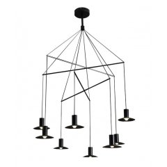 Lampa wisząca HAT LP-1661 / 8P BK Light Prestige