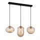 Lampa wisząca HATELLA PND-112038-3-BRO+AMB Italux