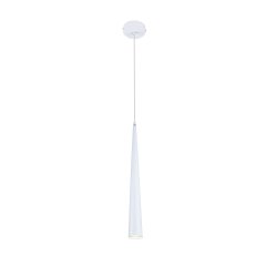 Lampa wisząca krótka biała SLIM P0001 MaxLight