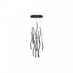 Lampa wisząca LED 108W FLOW czarna AZ7226 Azzardo