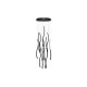 Lampa wisząca LED 108W FLOW czarna AZ7226 Azzardo