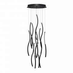 Lampa wisząca LED 115W FLOW czarna AZ6817 Azzardo