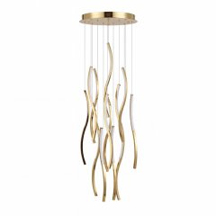 Lampa wisząca LED 115W FLOW złota AZ6816 Azzardo