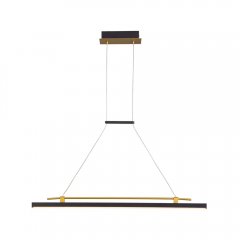 Lampa wisząca LED 16W MERLOT PND-54638F-16W-3K-BK-GD Italux