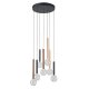 Lampa wisząca LED 28W ALINOS PND-24019-7A-BK Italux