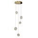 Lampa wisząca LED 30W EUFORIA złota AZ6738 Azzardo