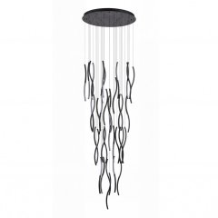 Lampa wisząca LED 324W FLOW czarna AZ7227 Azzardo