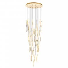 Lampa wisząca LED 345W FLOW złota AZ6818 Azzardo
