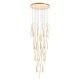 Lampa wisząca LED 345W FLOW złota AZ6818 Azzardo