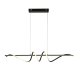 Lampa wisząca LED 40W BASTELO PND-24154-BK Italux