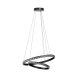 Lampa wisząca LED 41W AZALEA 60+40 czarna AZ6773 Azzardo