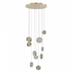 Lampa wisząca LED 52W EUFORIA złota AZ6739 Azzardo