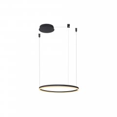 Lampa wisząca LED 55W HALO + REMOTE CONTROL czarna AZ6472 Azzardo