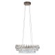 Lampa wisząca LED 60W BARLETTA przezroczysta AZ6901 Azzardo