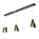Lampa wisząca LED 6W JADE czarny chrom AZ6213 Azzardo