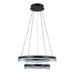 Lampa wisząca LED 70W MORTE PND-34535-2L-BK Italux