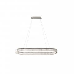 Lampa wisząca LED 71W SPARK OVAL + REMOTE CONTROL chrom AZ6710 Azzardo